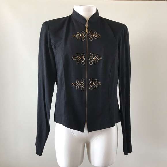 Vintage MICHEAL BLAKE Black Zip Up Jacket - Picture 4 of 7